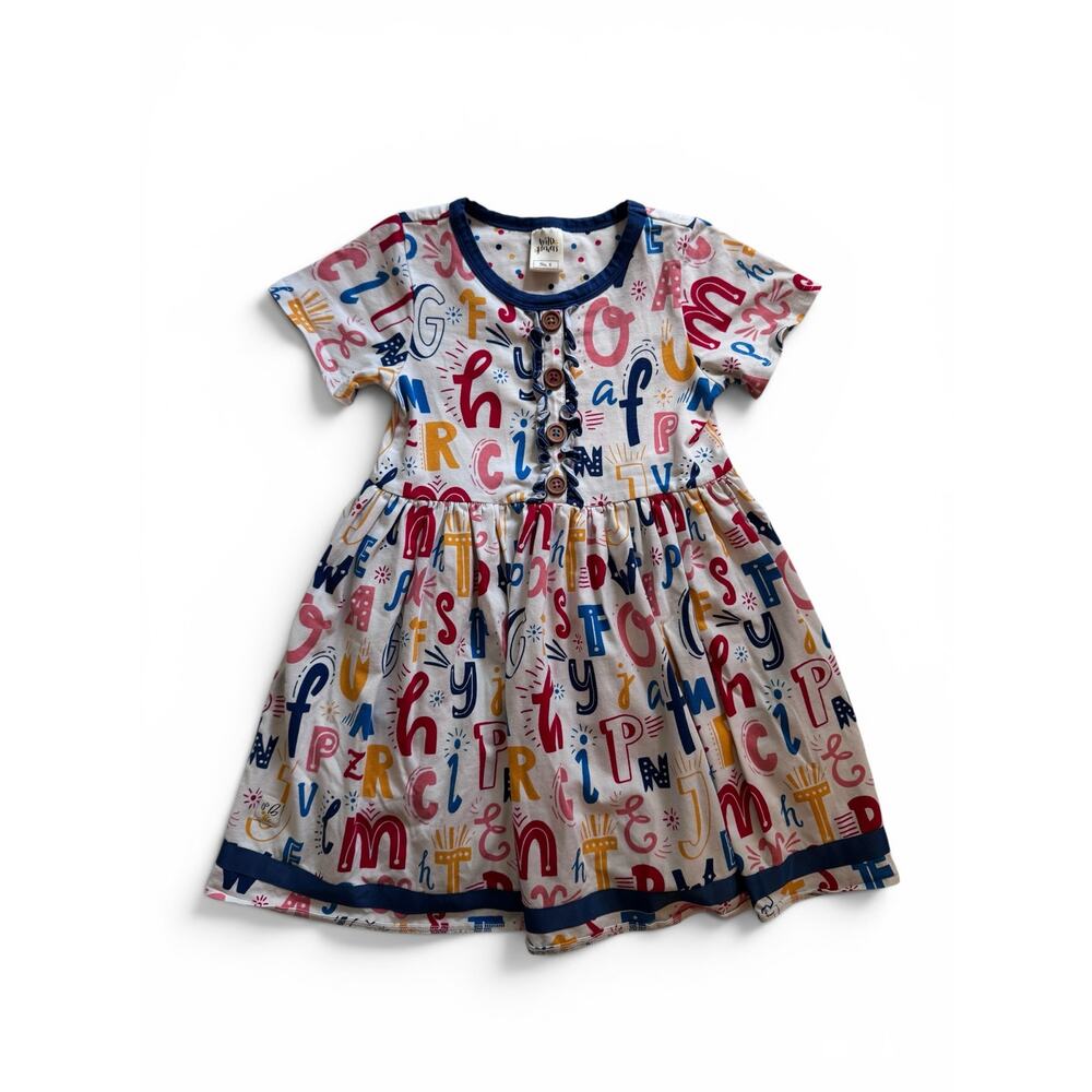 Wildflowers Alphabet Soup dress
